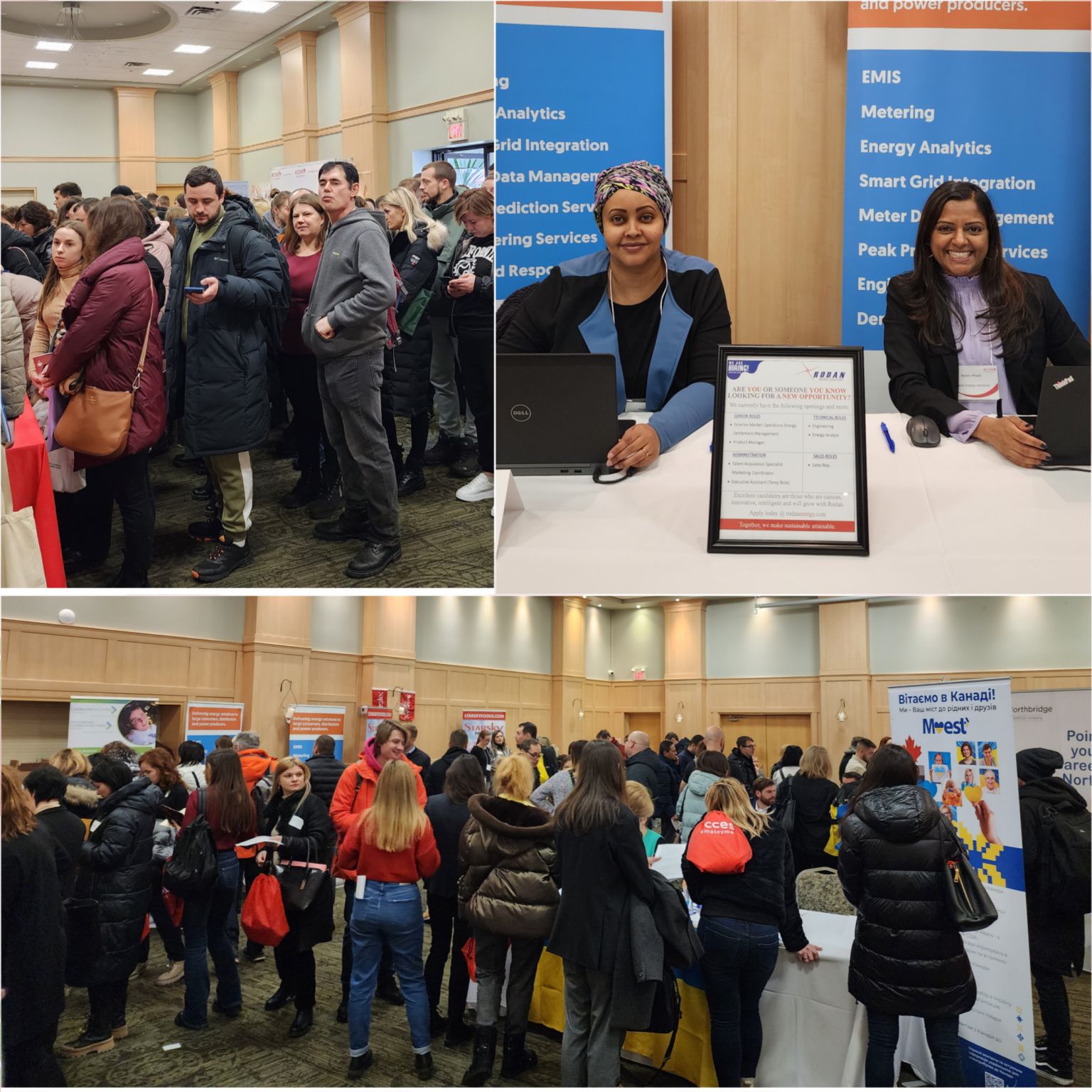 Renewgridtech at ACCES Employment & UNF Toronto Ukrainian Nationals In-Person Job Fair